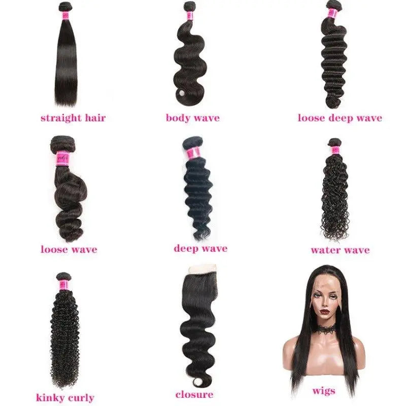 Remy Hair Natural Black 30 Bundles Package Free Shipping All Texture - Doaburu Hair